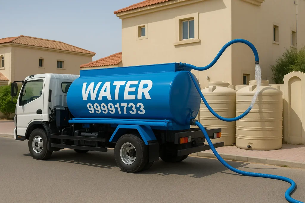 تنكر خزانات مياه